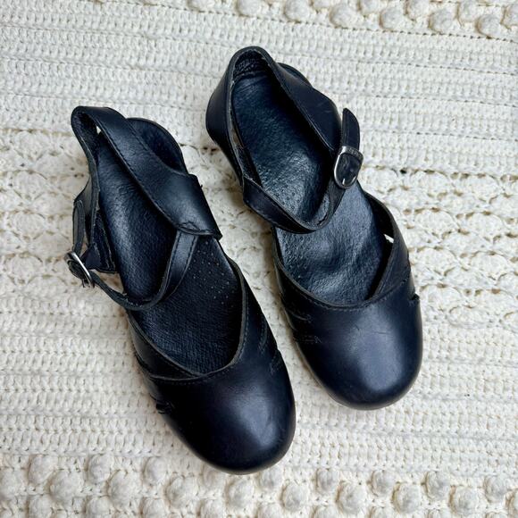 DANSKO Women's Margrete Mary Jane Clog Leather Sandal Ankle Strap Black Size 39 - Picture 12 of 12